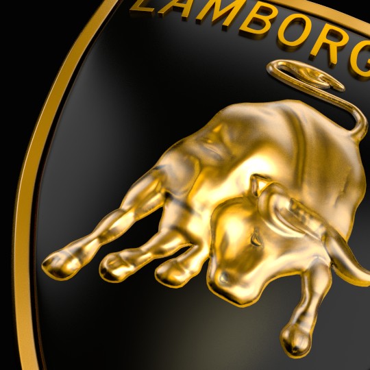 lamborghini logo sculpt preview image 2